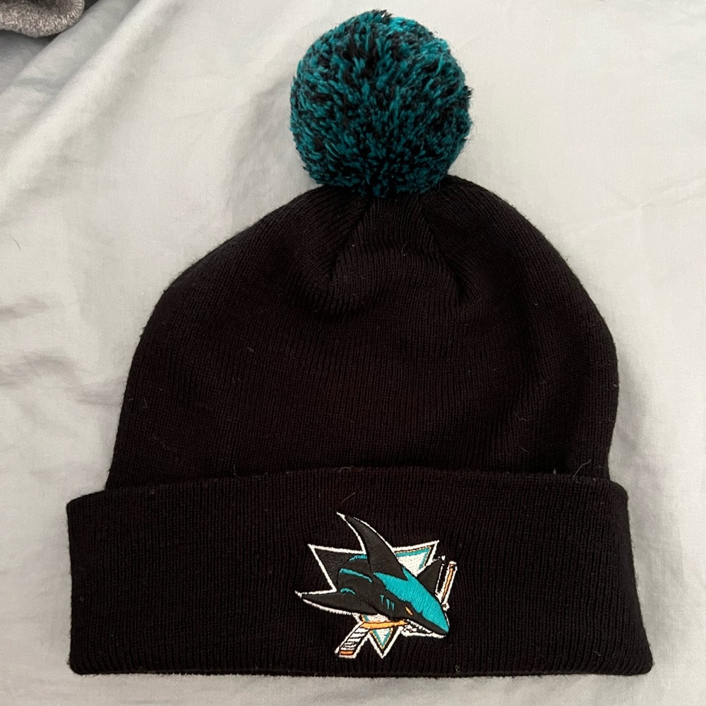 San Jose sharks kids beanie